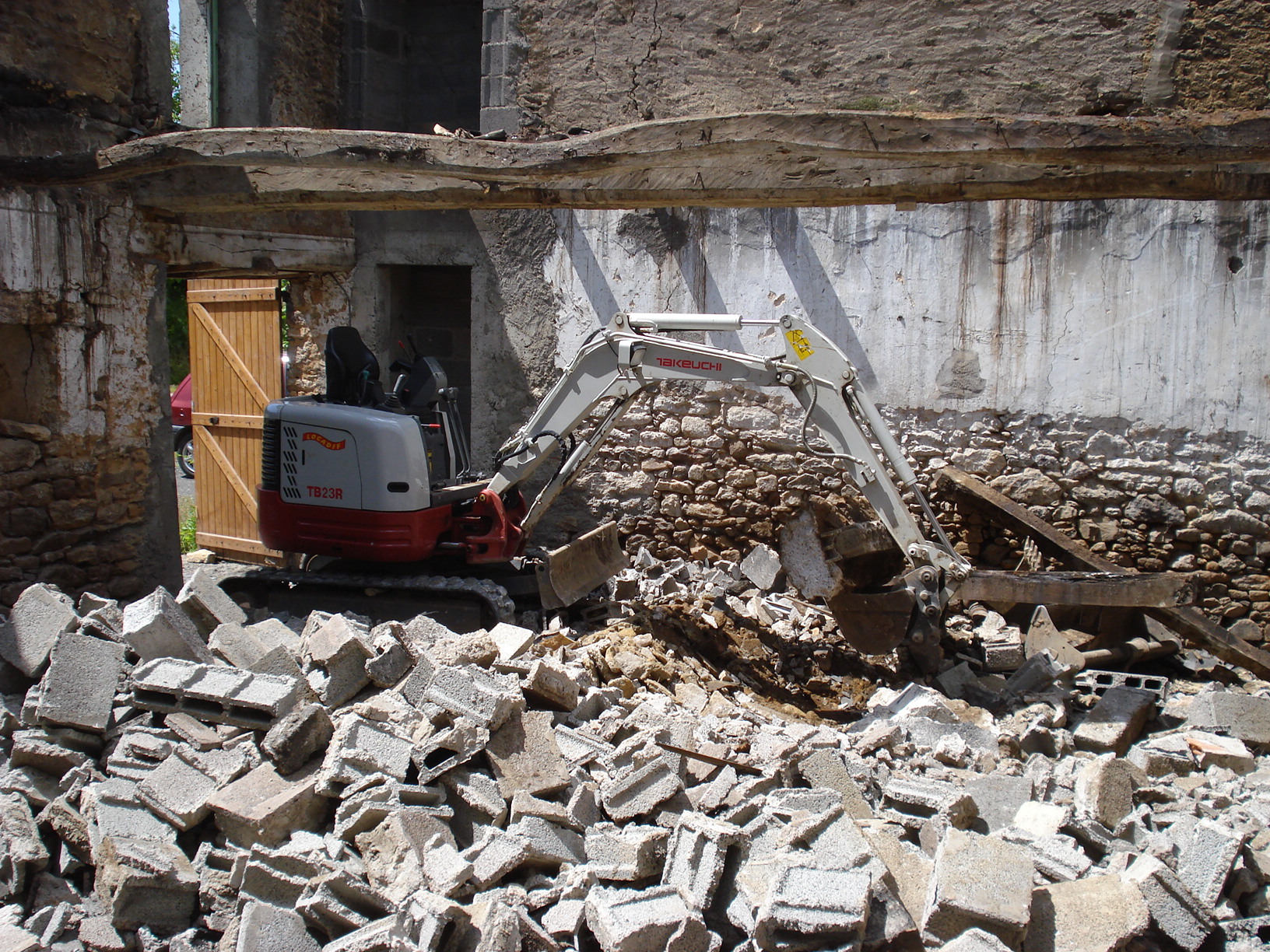 Démolition à Saint-Affrique