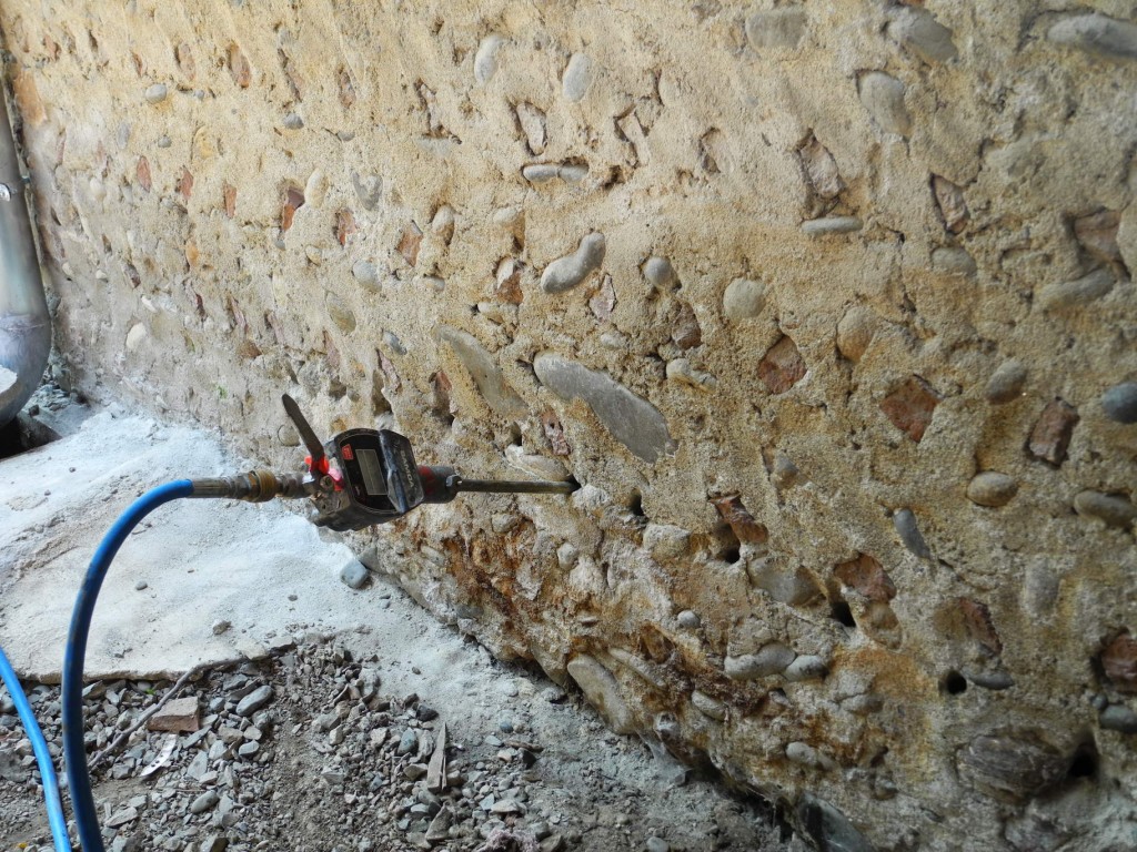 Traitement de remontées capillaires dans l'Aveyron